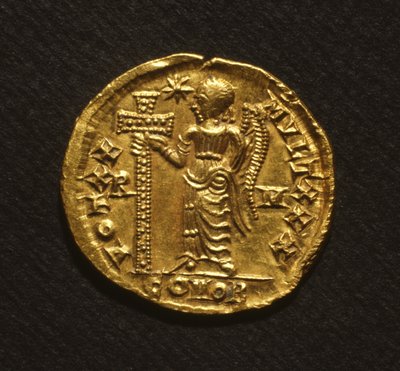 Solidus of Galla Placidia, 425-50 by Roman